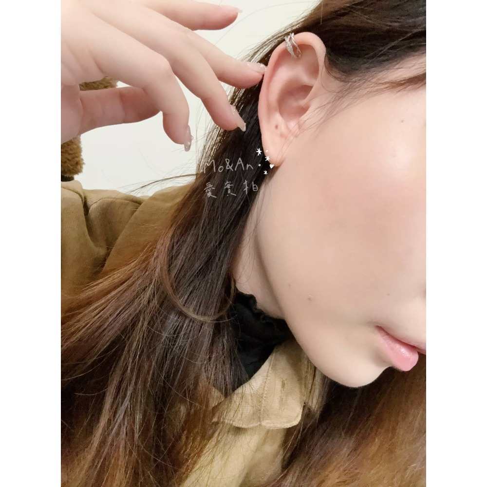 Mo&An飾品✨ 微光繩結耳夾 CU-04【台灣現貨】-細節圖4