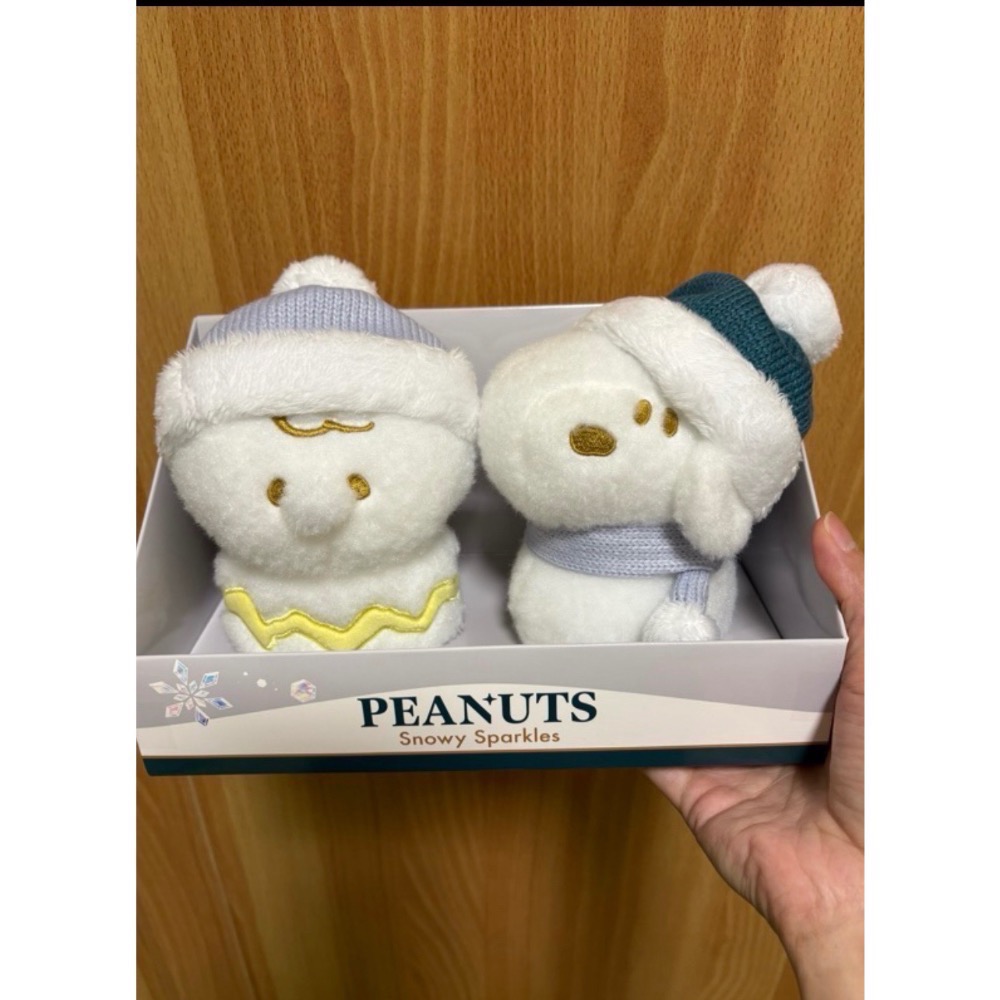 🇯🇵環球影城購入 現貨中 2025冬季Peanuts Snowy  Sparkles聖誕🎄限定 雪人組合 限量聖誕-細節圖2