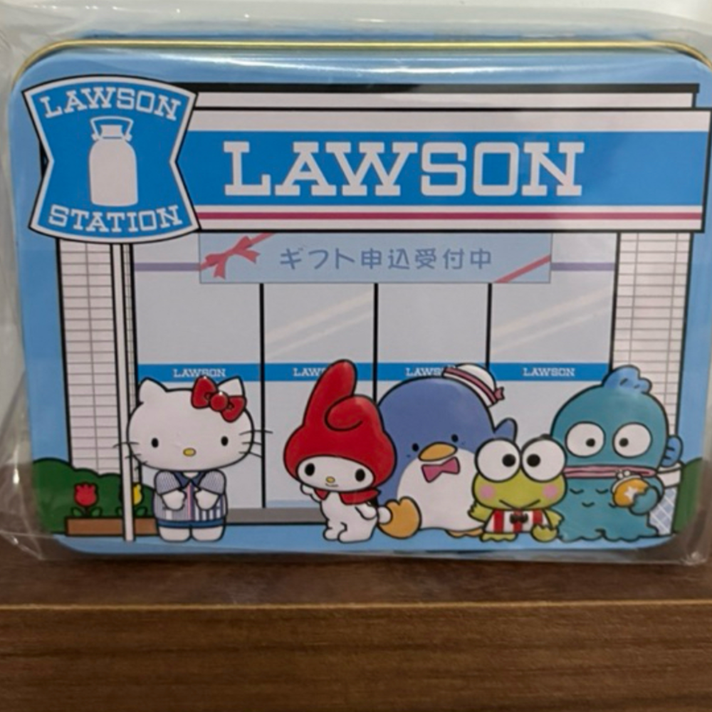 現貨 日本🇯🇵購入 LAWSON x三麗鷗聯名[店舖造型鐵盒巧克力]-細節圖2