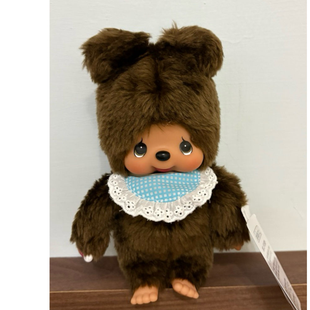 藍色圍兜熊熊娃娃