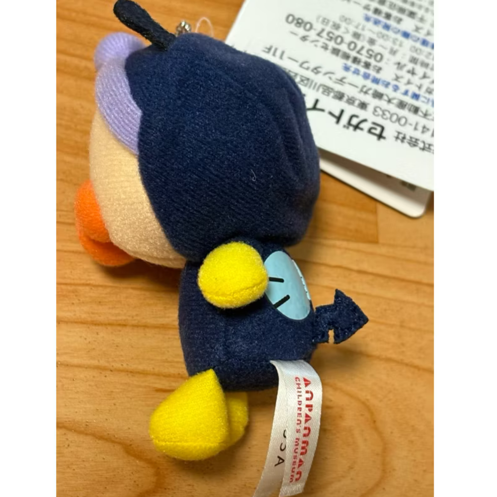 現貨 麵包超人博物館限定 全新 麵包超人寶寶 恐龍變裝 細菌人紅精靈娃娃吊飾-細節圖4