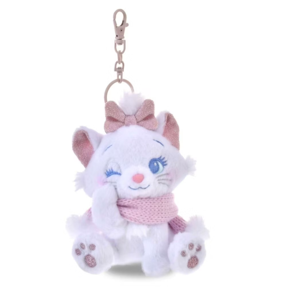 現貨 日本🇯🇵迪士尼商店購入 全新2025winter shiny 冬日閃耀系列小熊維尼 史迪奇 瑪麗貓娃娃吊飾-規格圖3