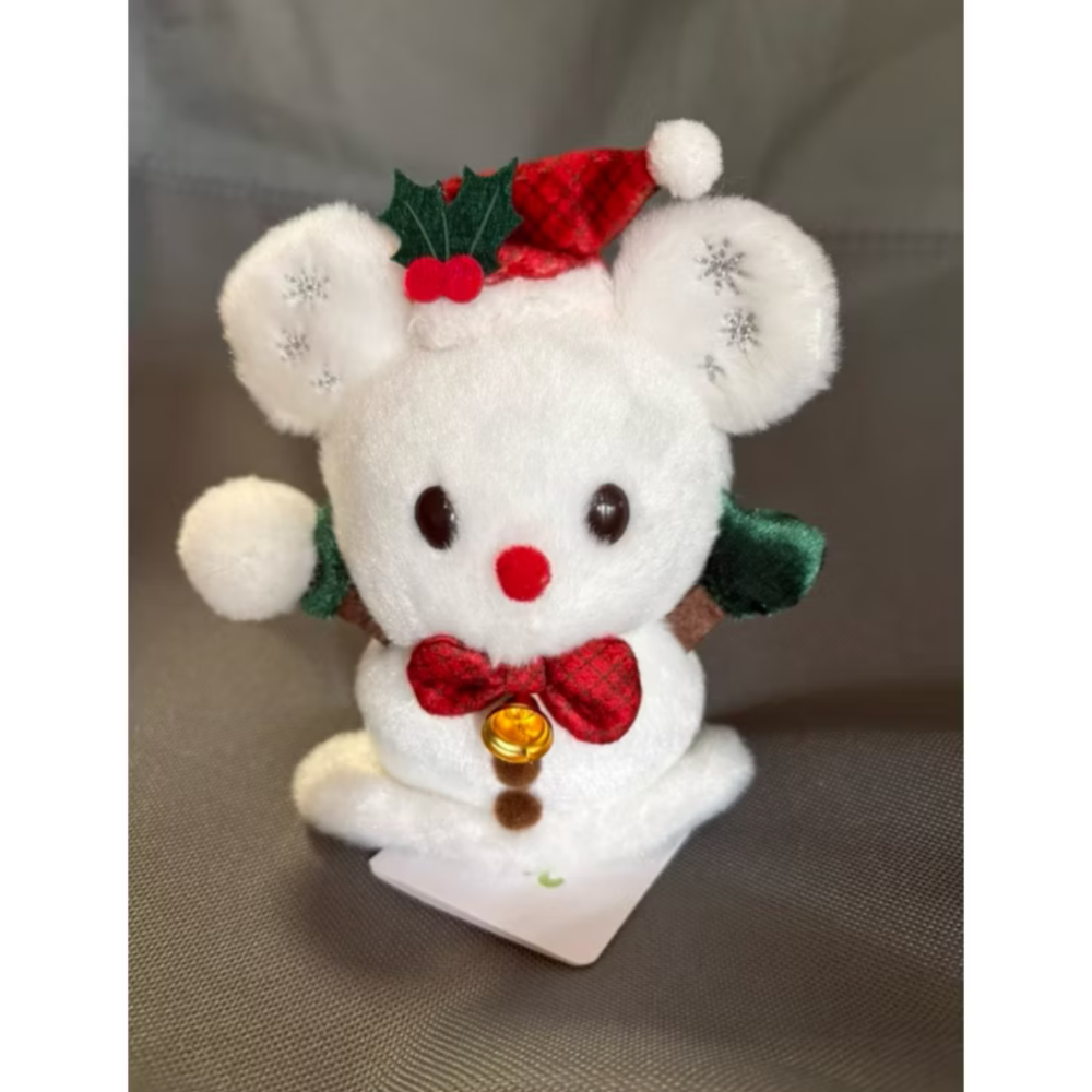 現貨 日本🇯🇵迪士尼商店購入 全新 奇奇蒂蒂雪人聖誕娃娃 史迪奇薑餅人吊飾-規格圖3