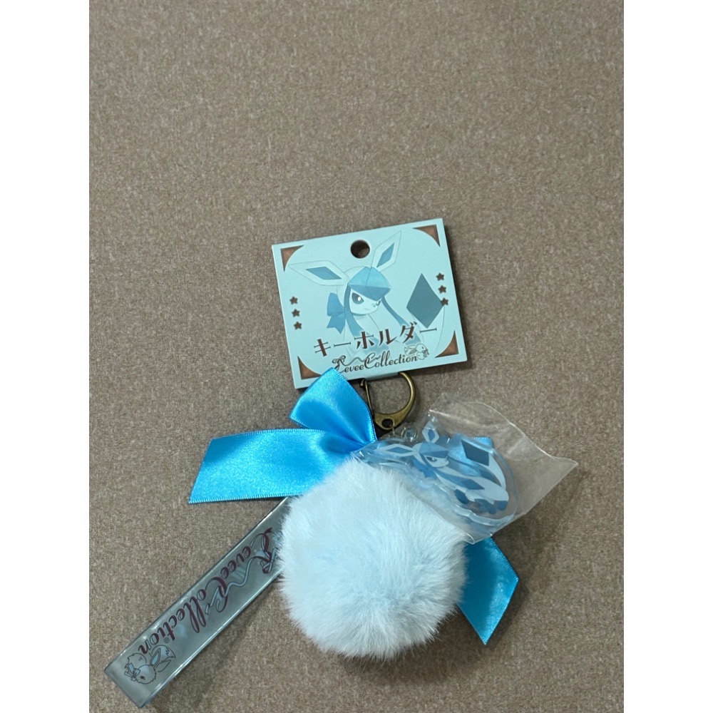 現貨 日本🇯🇵寶可夢中心購入 11/19新推出Eevee Collection蝴蝶結🎀毛球鑰匙圈-細節圖4