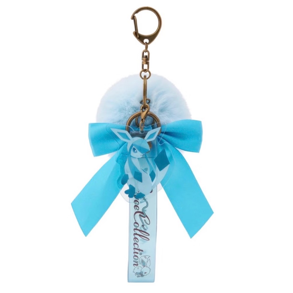 現貨 日本🇯🇵寶可夢中心購入 11/19新推出Eevee Collection蝴蝶結🎀毛球鑰匙圈-規格圖6