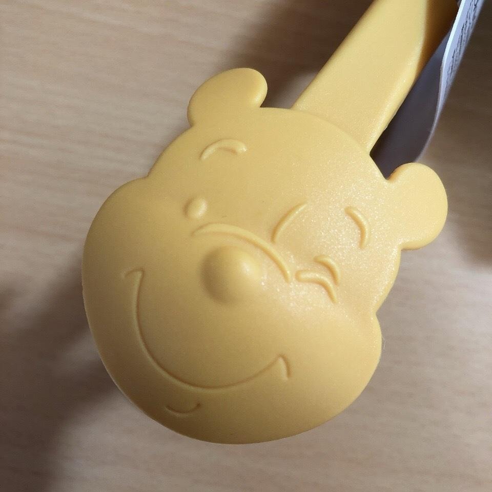 日本 ECHO Disney 迪士尼 小熊維尼手套造型夾子 維尼 夾子 麵包夾 麵條夾 食物夾 料理夾 沙拉夾 點心夾-細節圖4