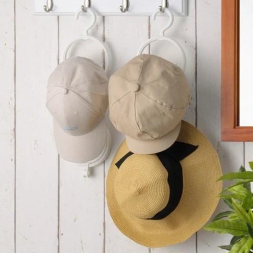 現貨 黑 白 兩色 日本製 inomata 帽子掛勾 帽子收納 帽子衣架-細節圖6