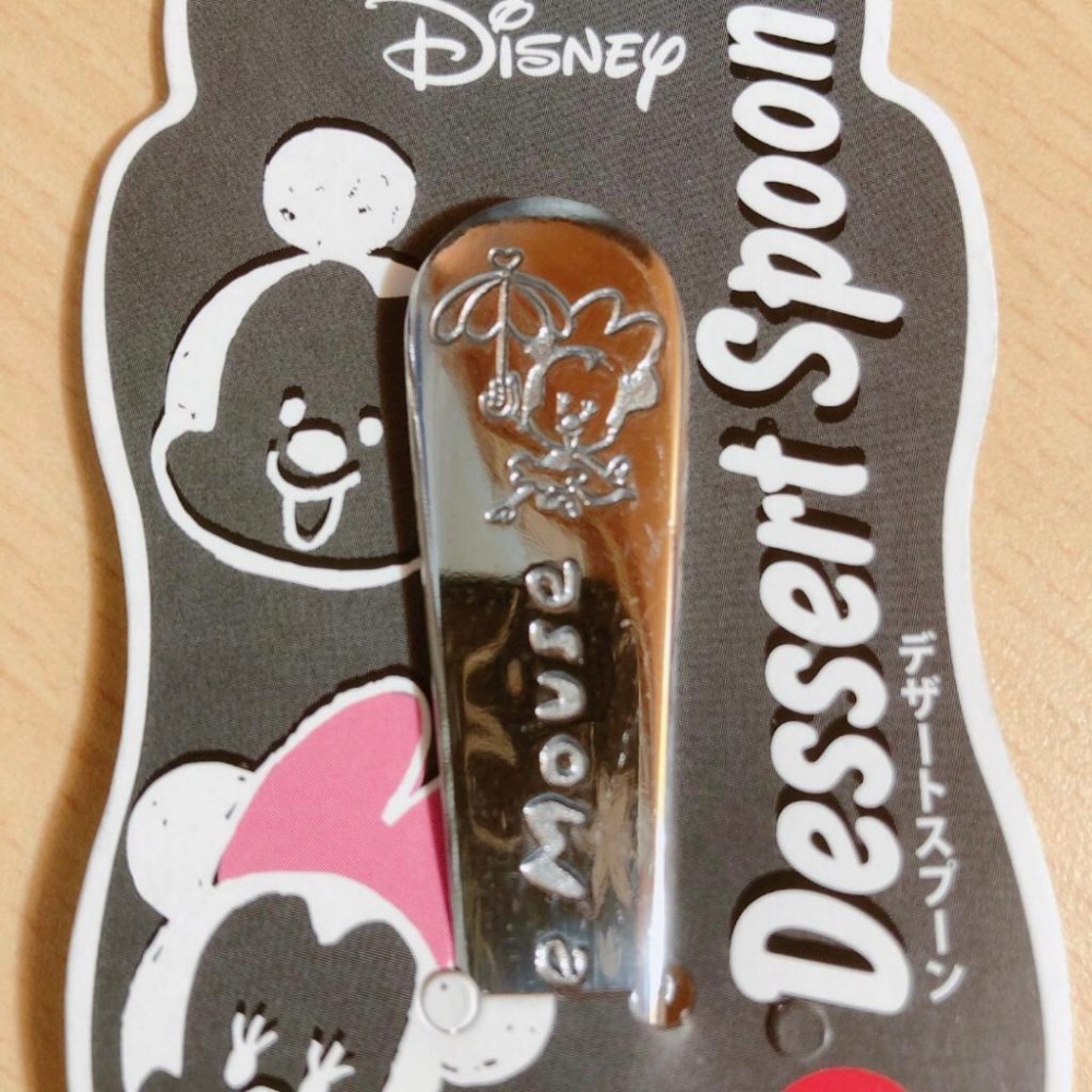 日本製 ECHO Disney 迪士尼 Q版 米奇 米妮 湯匙  17.2cm-細節圖5