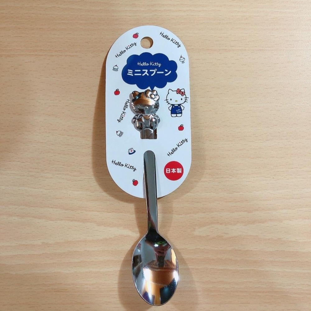 現貨 日本製 HELLO KITTY 不銹鋼餐具 茶匙 甜點叉 蛋糕叉 咖啡匙 小湯匙-細節圖4