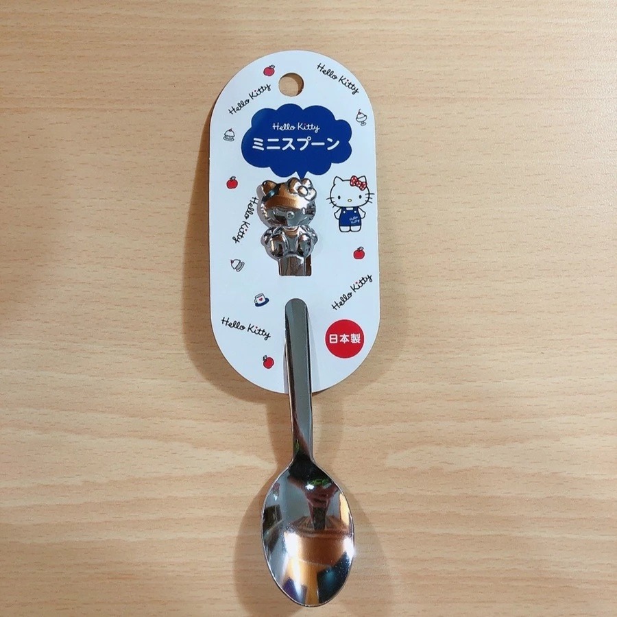 現貨 日本製 HELLO KITTY 不銹鋼餐具 茶匙 甜點叉 蛋糕叉 咖啡匙 小湯匙-規格圖5