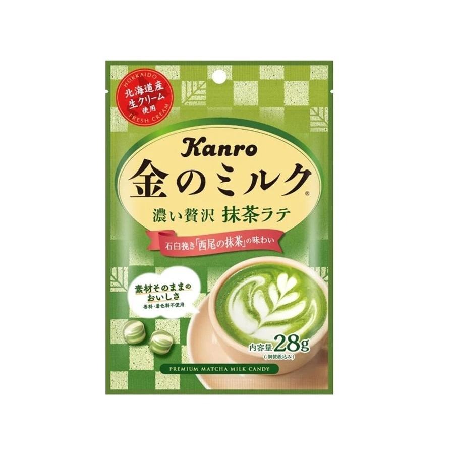 現貨 Kanro 甘樂 北海道黃金奶糖 抹茶 24g / 61g-細節圖4