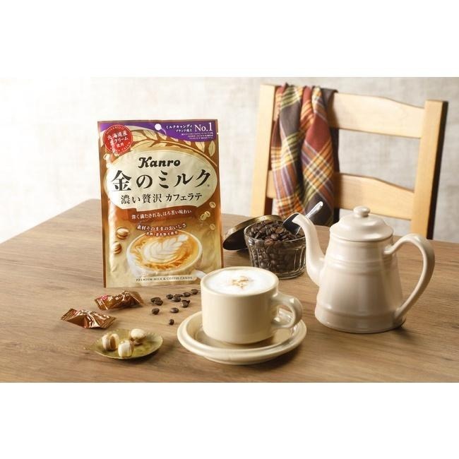 現貨 Kanro甘樂 北海道黃金奶糖 咖啡拿鐵 24g / 61g-細節圖5