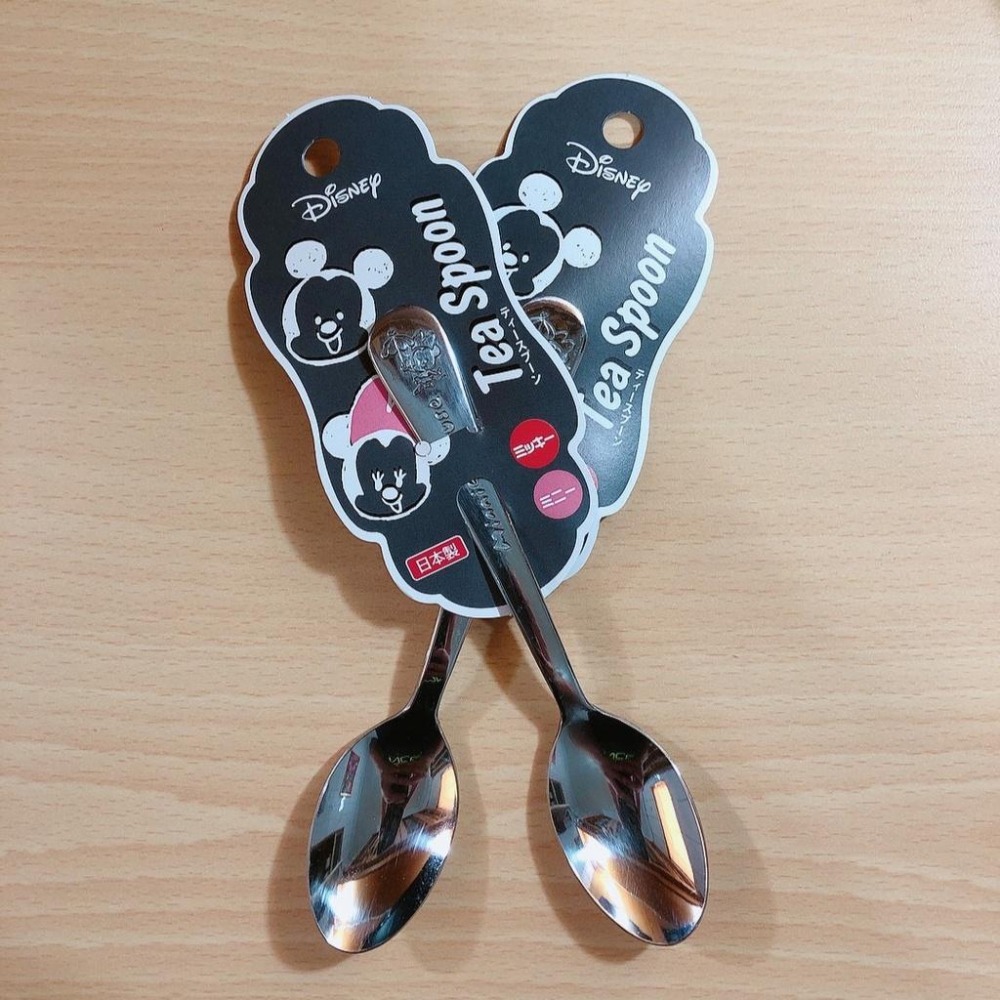 現貨 日本製 ECHO Disney 迪士尼 米奇米妮 茶匙 蛋糕叉 圖案隨機出貨-細節圖4
