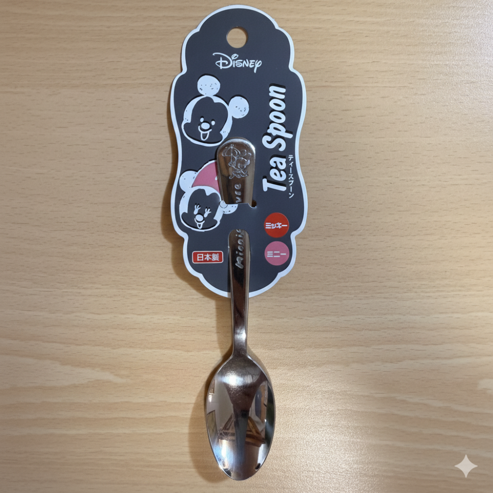 現貨 日本製 ECHO Disney 迪士尼 米奇米妮 茶匙 蛋糕叉 圖案隨機出貨-規格圖5