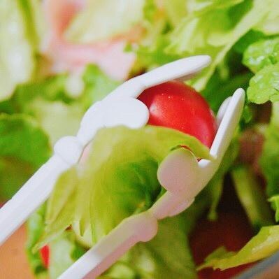 日本製 ECHO Disney 迪士尼 米奇手套造型夾子 米老鼠 夾子 麵包夾 麵條夾 食物夾 料理夾 沙拉夾 點心夾-細節圖4