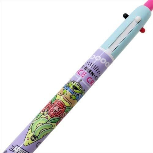 日本製 SUNSTAR Disney 迪士尼玩具總動員 三眼怪 三用筆(紅黑自動筆)  紅筆 黑筆 自動鉛筆 卡通造型筆-細節圖2