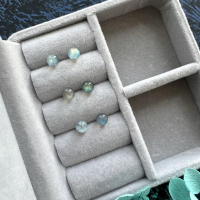 ［zoeverglow] 灰月光石耳釘｜s925純銀耳針｜洞察力 聚財 簡約百搭 日常