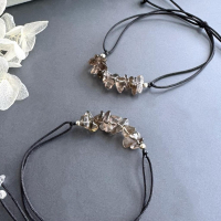 [zoeverglow] 茶水晶s925手繩｜煙晶｜穩定 清理 保護｜簡約 清冷風