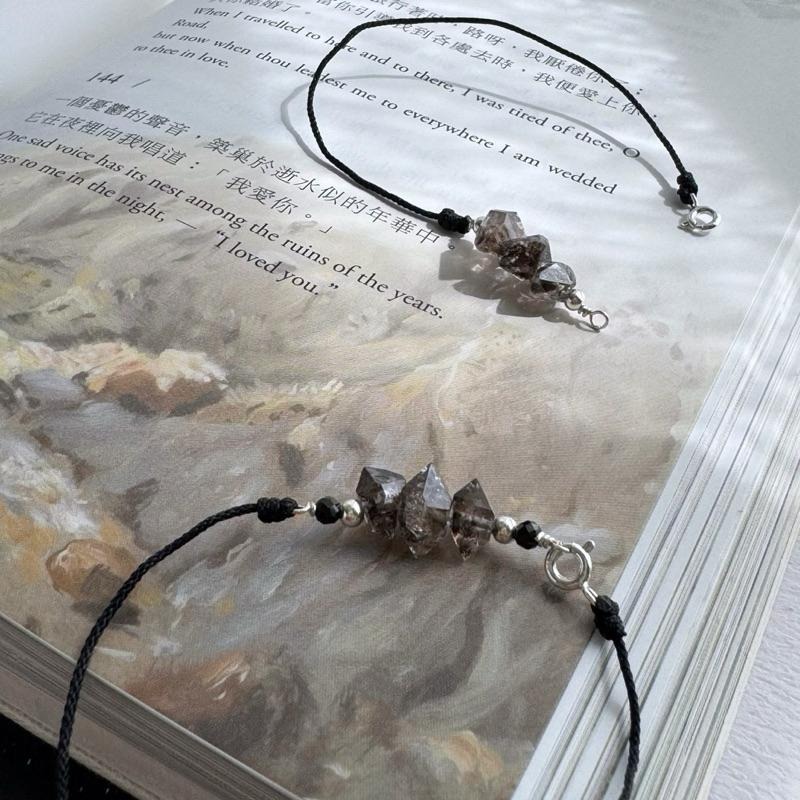 [zoeverglow]原創閃靈鑽s925純銀手鍊 黑武士-細節圖8