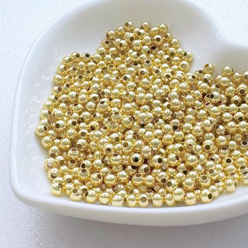 ⚜️手作DIY材料✨鍍金珠/淺金色｜保色 現貨-細節圖2