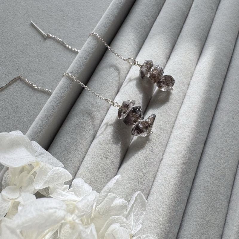 [zoeverglow]原創閃靈鑽 s925純銀耳環｜耳線-細節圖3