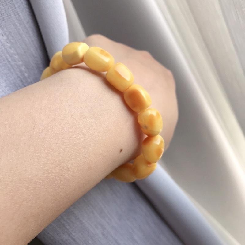 [zoeverglow]天然蜜蠟手串｜蜜蠟隨型 孤品-細節圖7