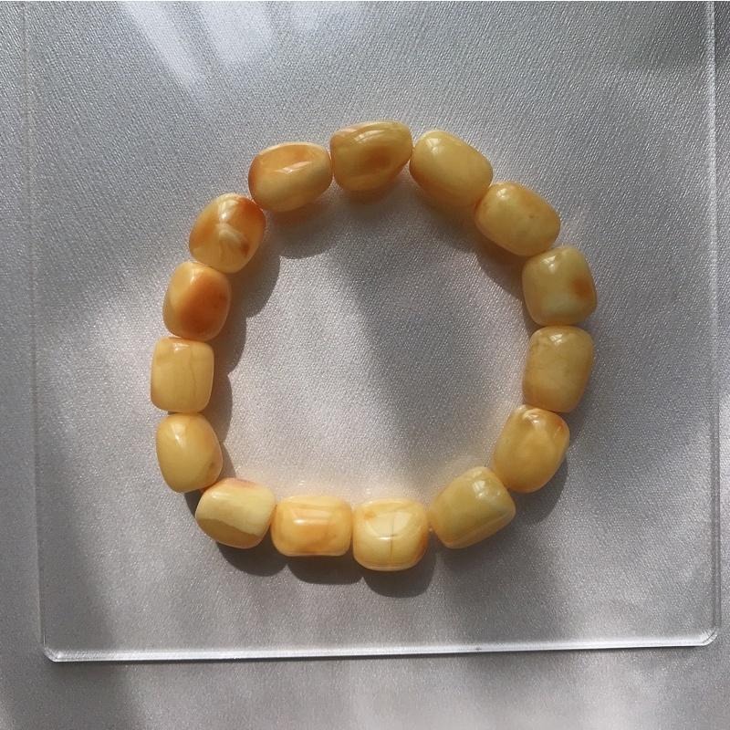 [zoeverglow]天然蜜蠟手串｜蜜蠟隨型 孤品-細節圖8