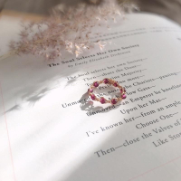 [zoeverglow]原創紫牙烏石榴石戒｜編製戒指