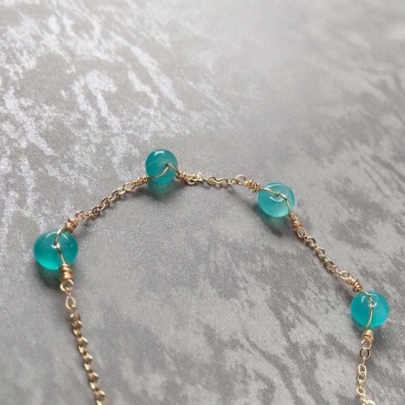 [zoeverglow]天河石手鍊｜抽拉式 清新 簡約-細節圖7