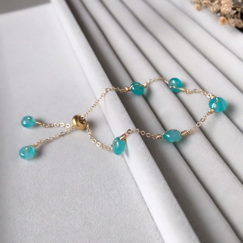 [zoeverglow]天河石手鍊｜抽拉式 清新 簡約-細節圖8