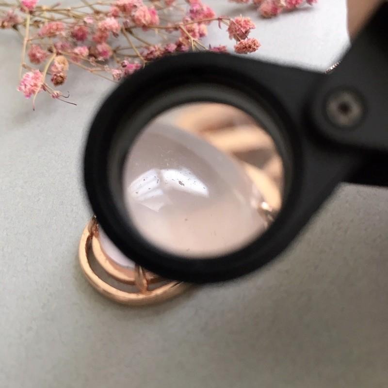 [zoeverglow]星光粉晶 s925純銀鍍玫瑰金項鍊-細節圖9