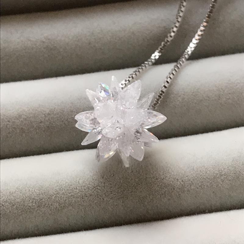 出清＊冰晶鋯石s925純銀項鍊-細節圖6