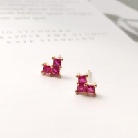 出清＊925心型純銀鍍金耳環 迷你愛心簡約耳釘