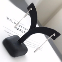 出清＊s925純銀長款垂墜式耳環