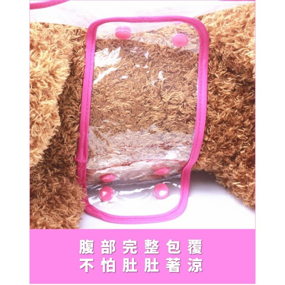 ✨甩賣出清✨小型犬專用雨衣 寵物雨衣 寵物雨罩 寵物雨衣小型犬 寵物雨帽 寵物雨衣全包 透明雨衣 連帽雨衣 狗狗雨-細節圖3