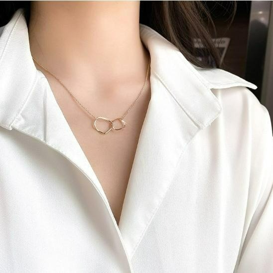 出清 網紅百搭 熱門款 鎖骨鍊 項鍊 鎖骨鏈 簡約風-細節圖5