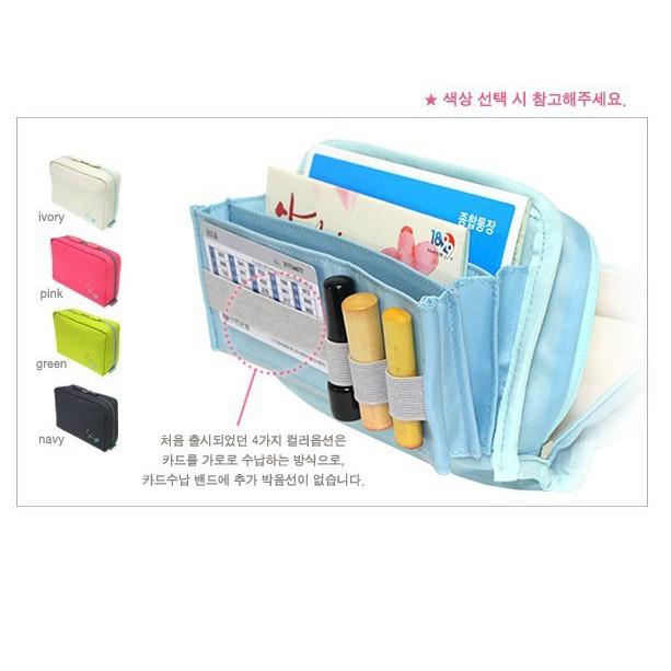 （常來商店）現貨 FBB 16993韓國多功能帆布存摺包化妝包數碼包-細節圖4