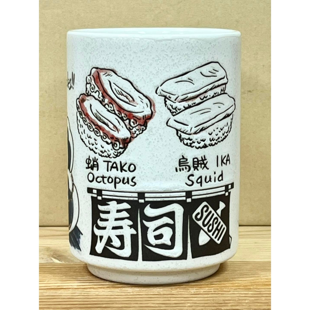 日本製陶瓷壽司杯 (烏賊蛸)-細節圖3