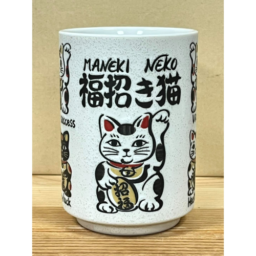 日本製陶瓷壽司杯 (招財貓)