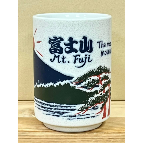 日本製陶瓷壽司杯 (青富士)