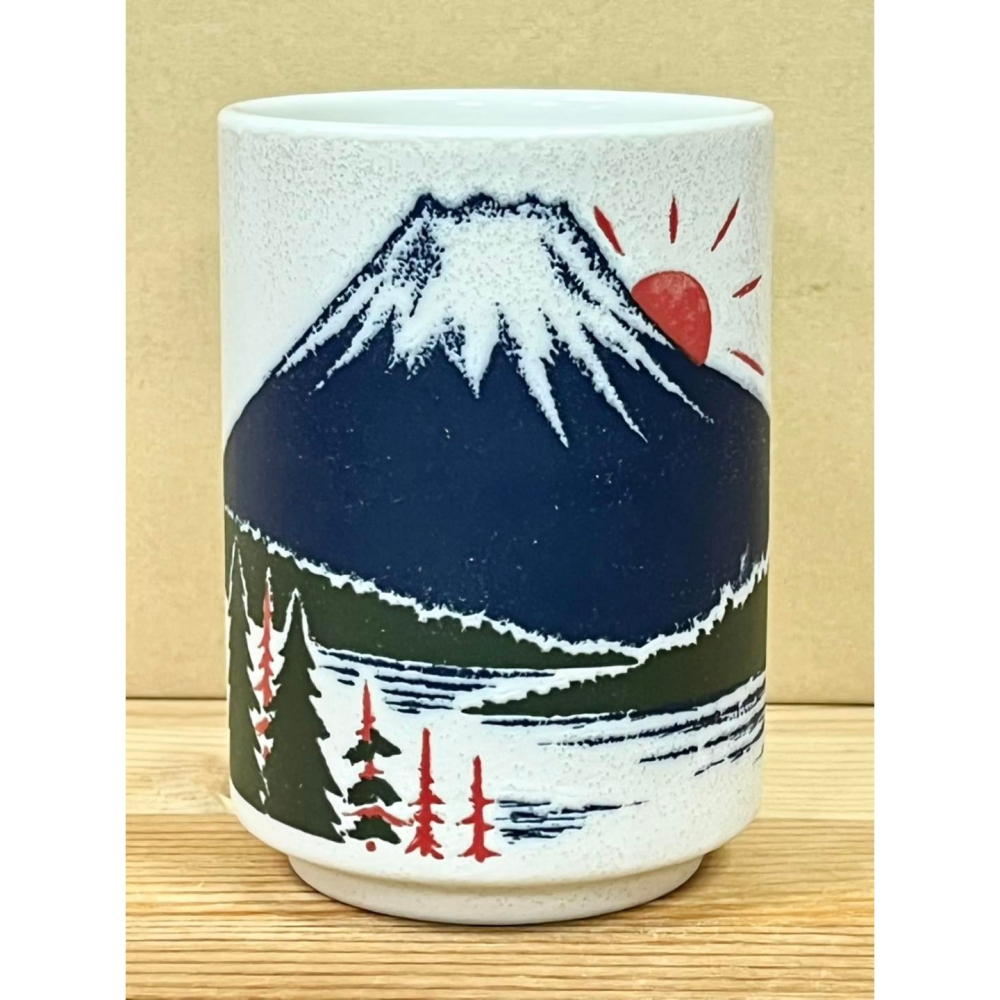 日本製陶瓷壽司杯 (青富士)-細節圖2