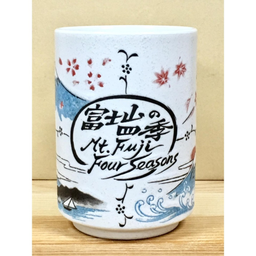 日本製陶瓷壽司杯 (富士四季)