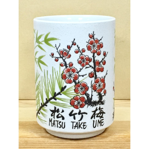 日本製陶瓷壽司杯 (松竹梅)