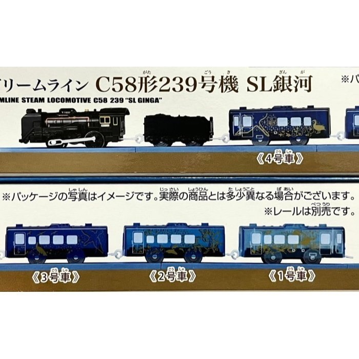 PLARAIL 日本鉄道 C58型239號機 銀河列車組-細節圖2