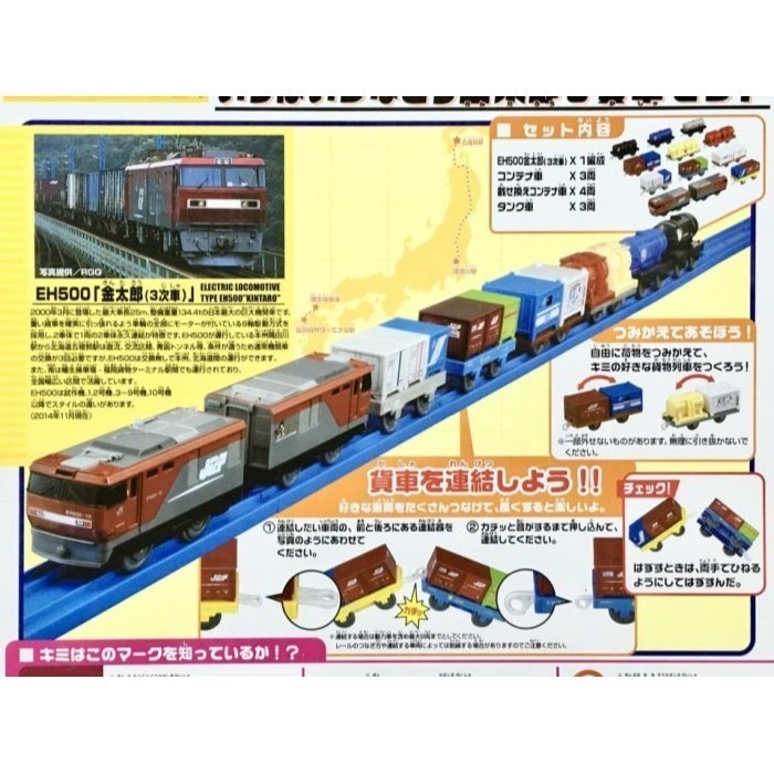 PLARAIL 日本鉄道 金太郎貨車組-細節圖3