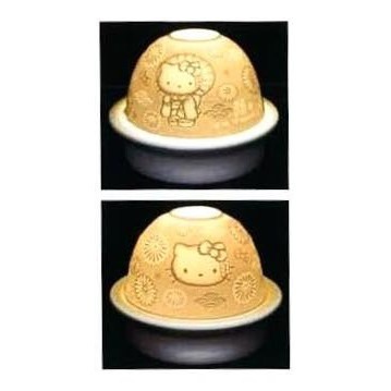 Hello Kitty 陶瓷LED夜燈 (菊花)-細節圖3