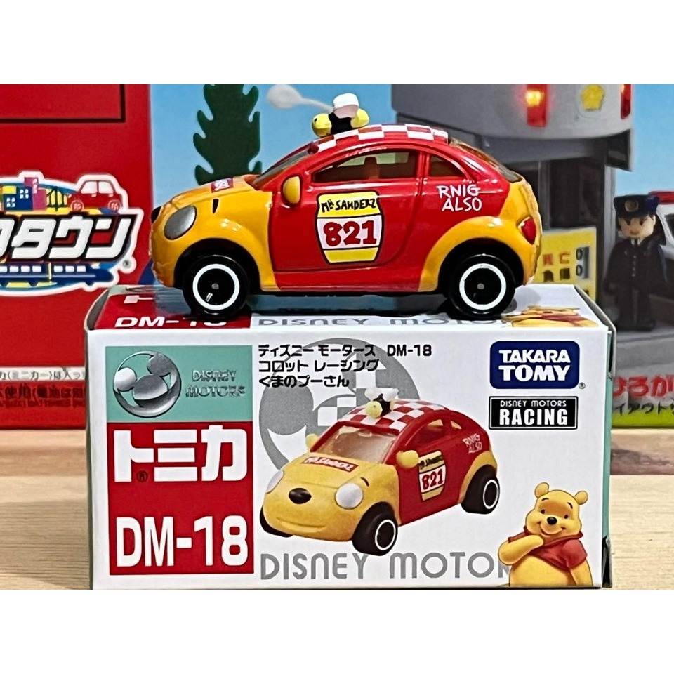 DISNEY TOMICA DM-18 小熊維尼路跑車-細節圖3