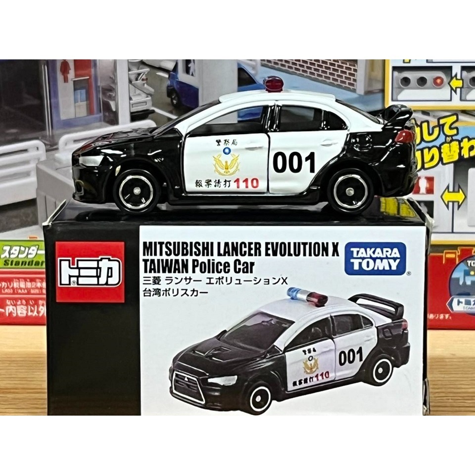 TOMICA MITSUBISHI EVO 台灣警車-細節圖3