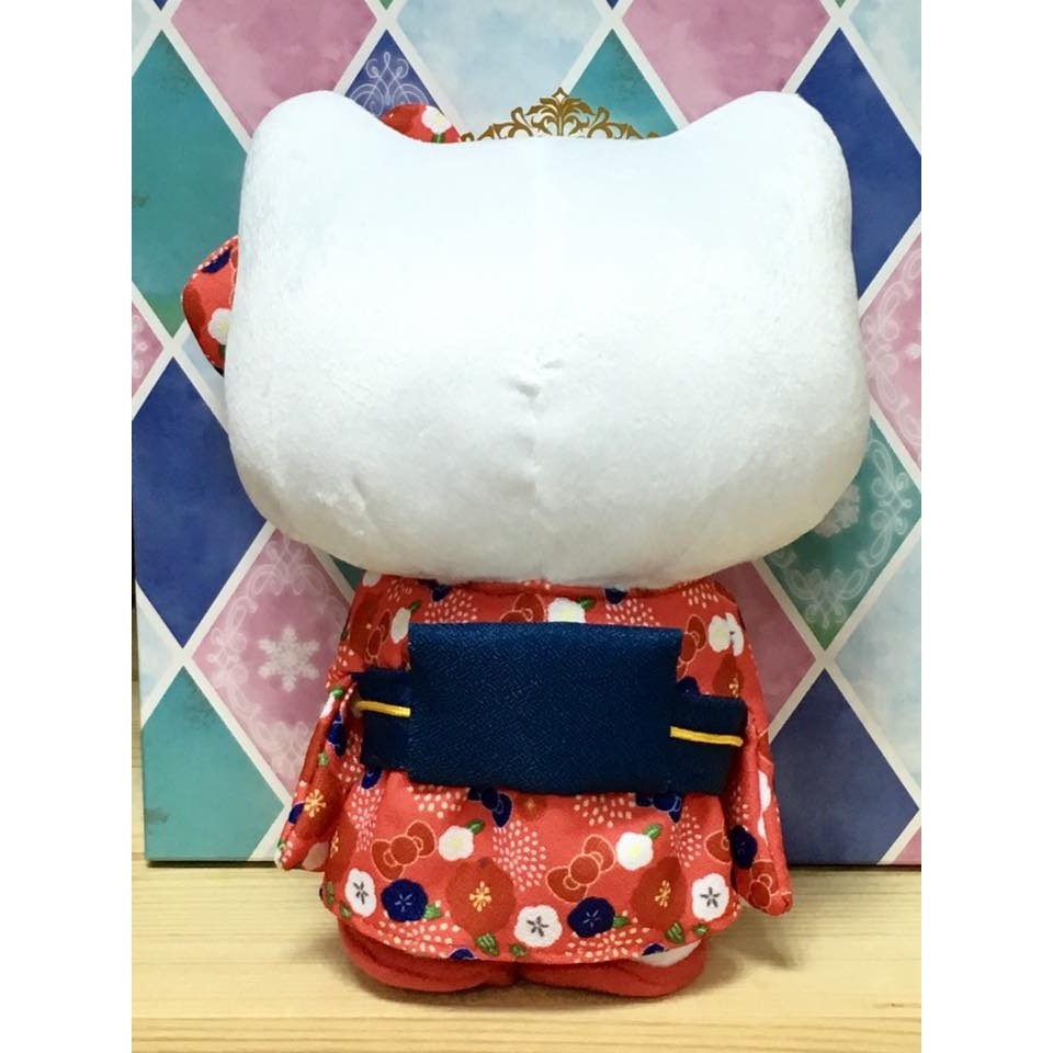 Hello Kitty 絨毛娃娃 (冬梅浴衣)-細節圖2