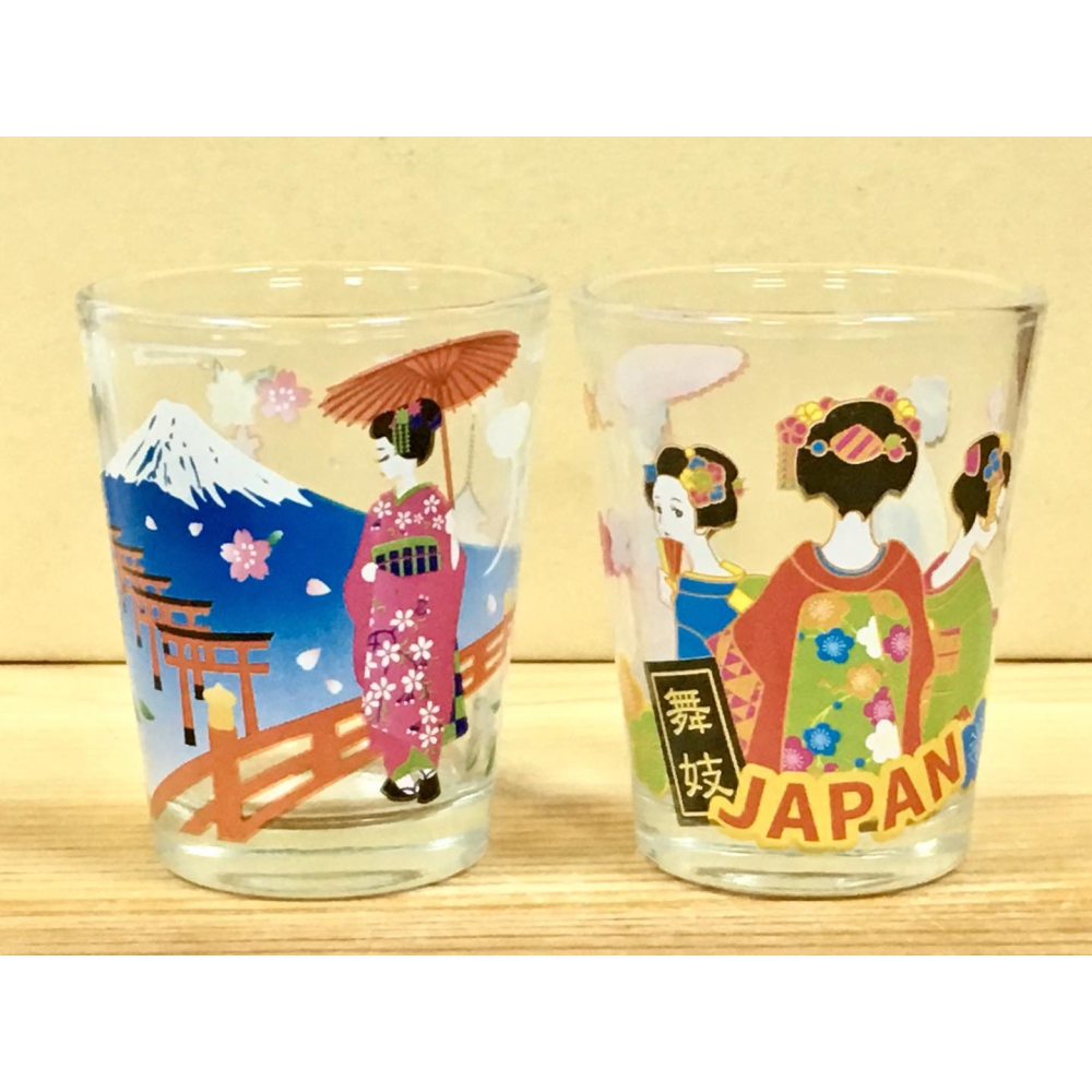 日本文化 迷你玻璃杯組 (舞妓)-細節圖2